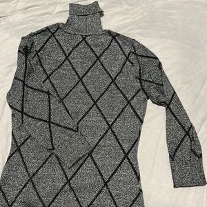 Venus turtleneck sweater dress